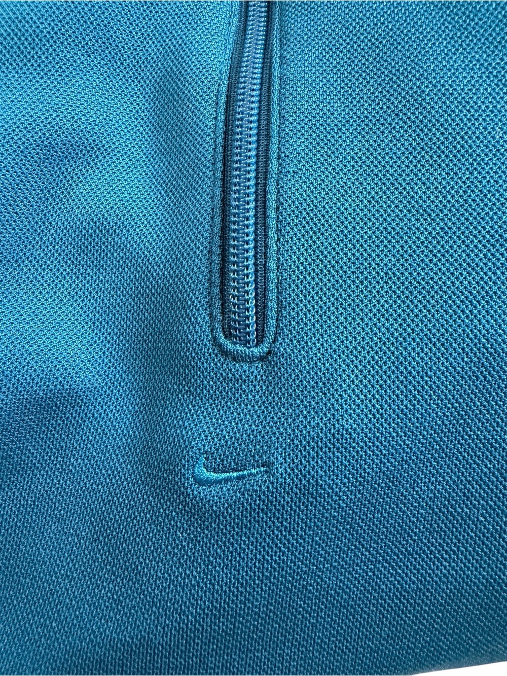 Nike Blue Dri-FIT Golf Quarter-Zip Pullover - Picture 3 of 6